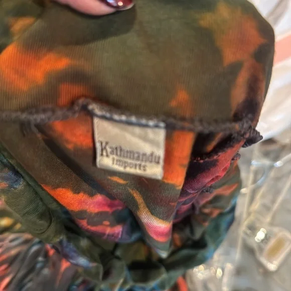 Strapless tie dye dress one size - Picture 4 of 5